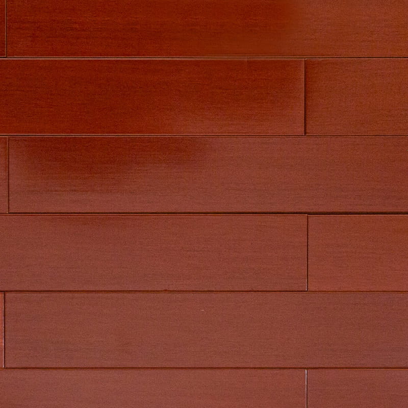 Padauk красно-коричневый матовый пол из массива дерева
