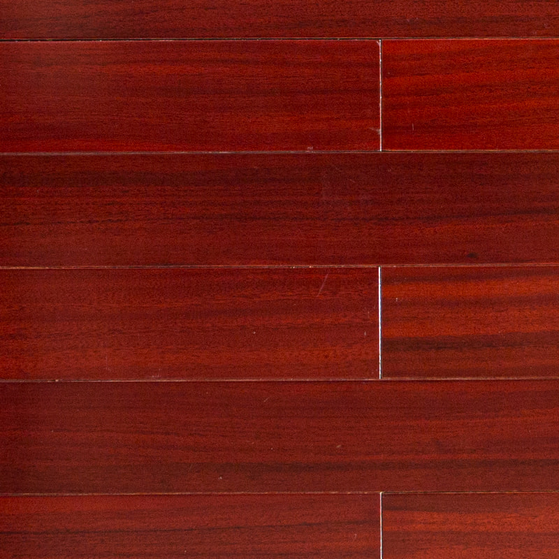 Полы из массива дерева Padauk Deep Red Brown